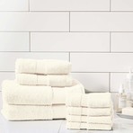 Manor Ridge Turkish Cotton 700 GSM // 8 Piece Towel Set (Ivory)