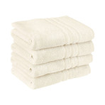 Manor Ridge Turkish Cotton 700 GSM // Bath Towel Set // Set of 4 (White)