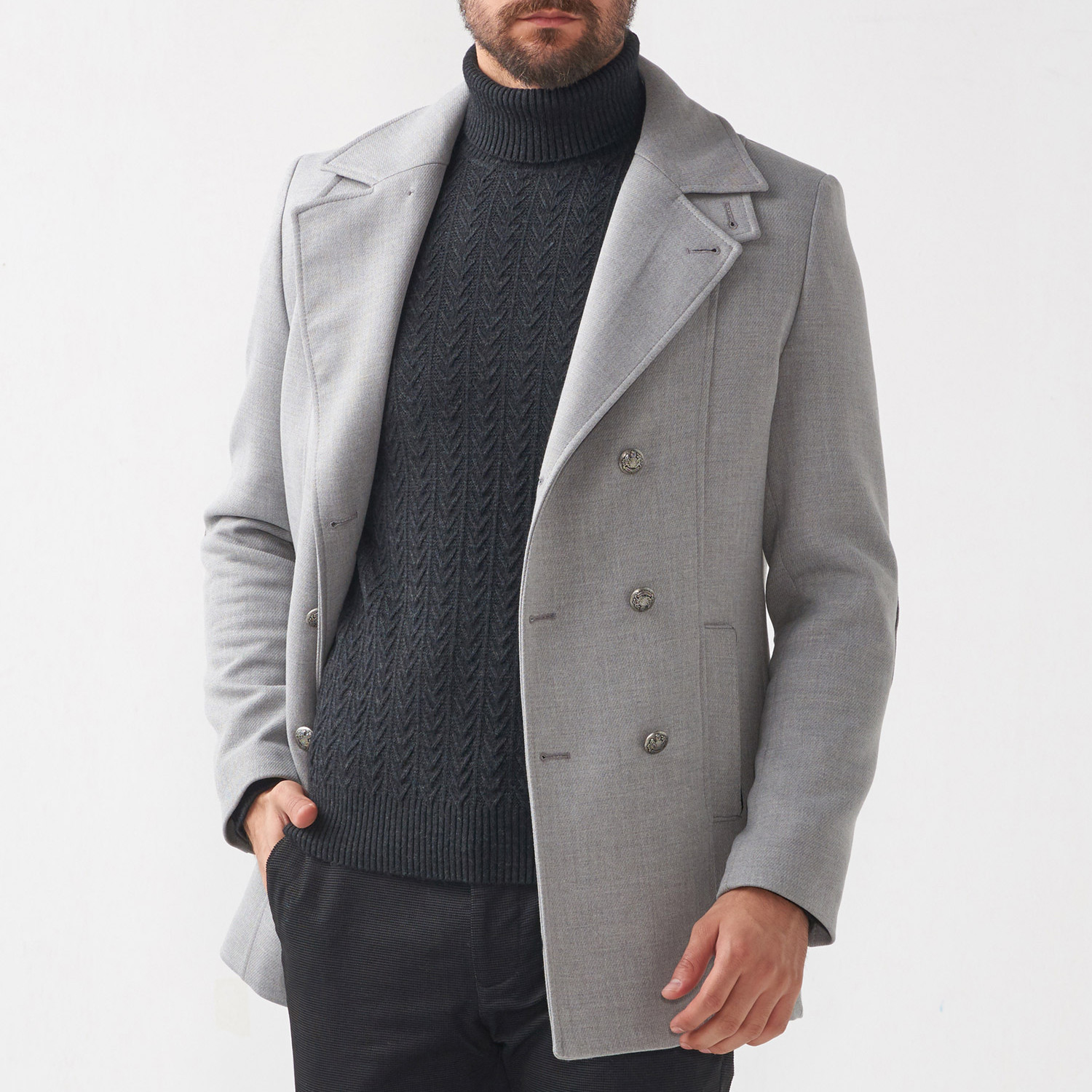 Connor Coat // Gray (Euro: 46) - MCR - Touch of Modern