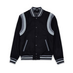 City Varsity Jacket // Black (L)