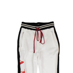 Amiri // Stripe Sweatpants // White (XS)