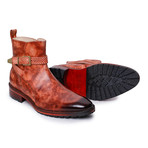 Cross Strap Boots // Redish Brown (US: 12)