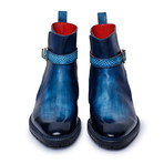 Cross Strap Boots // Navy (US: 13)
