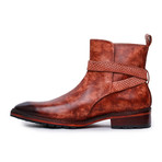 Cross Strap Boots // Redish Brown (US: 11)