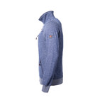 Comfy Zip-Up Jacket // Blue (XL)