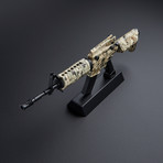M4A1 1:4 Scale Diecast Metal Model Gun + Display Stand // ACU