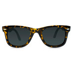 Unisex Winston Sunglasses (Black + Gray)