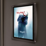 The Dark Knight Trilogy (Why So Serious) // MightyPrint™ Wall Art // Backlit LED Frame