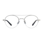 Unisex Manchester Optical Frames // Silver + Gray