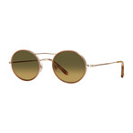 Unisex Sanborn Sunglasses // Camel Gold + Hazel Gradient