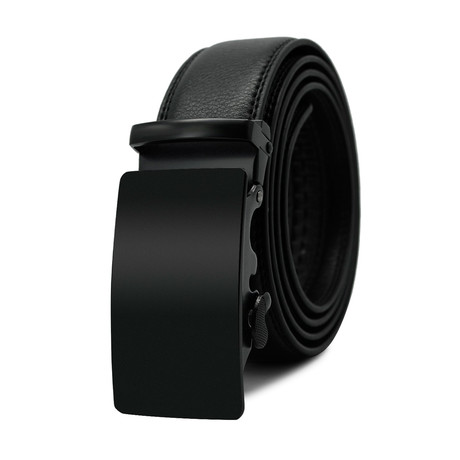 Chester Leather Automatic Belt // Black