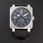 Bell & Ross Grande Date Reserve De Marche Automatic // BR03-90-BL-ST // Pre-Owned
