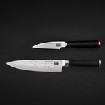 Essential Set // Hammered Gyuto + Paring Knife