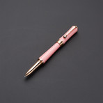 Chopard Racing 18k Rose Gold Plated + Pink Resin Rollerball Pen