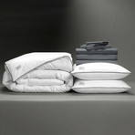 Luxe Soft + Smooth Perfect Bedding Bundle // Charcoal (Full)