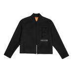 SYF Varsity Jacket // Black (Small)