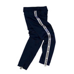 SYF Track Pants // Navy + White (Small)