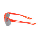 Unisex Tailwind Swift Sunglasses // Crimson + White + Gray Silver