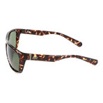Unisex Swag Sunglasses // Tortoise + Green