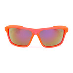 Nike // Men's EV1062 Sunglasses // Matte Solar Red + Gray + Pink