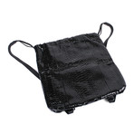 Monili Bead Sack Backpack // Black