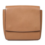 Leather Handbag + Strap // Beige