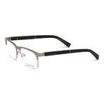 Men's EZ5014 Eyeglasses // Copper + Dark Brown