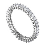 Estate 18k White Gold Diamond Ring II // Ring Size: 6.25