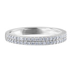 Estate 14k White Gold Diamond Ring // Ring Size: 6.5