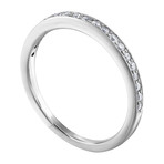 Estate 14k White Gold Diamond Ring // Ring Size: 7.25