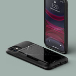 Damda Glide Shield // Black Marble (iPhone 11 Pro)