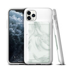Damda Glide Shield // White Marble (iPhone 11 Pro)