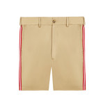 Chino Shorts With Taping // Khaki (3XL)