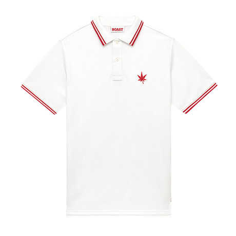 1984 Polo // White + Red (XS)