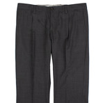 Wool Pleated Dress Pants V3 // Dark Gray (54)