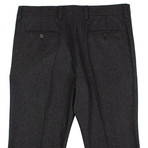 Wool Pleated Dress Pants V1 // Dark Gray (56)