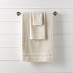 Turkish Cotton Towel Set // 6-Piece Set (Aqua)