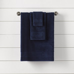 Turkish Cotton Towel Set // 6-Piece Set (Aqua)