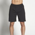 8" Sport Shorts + Side Pockets // Black (L)