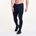 Icon Tapered Joggers // Dark Navy (M)