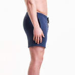 Icon Tapered Shorts // Navy Wash (L)