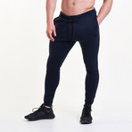Icon Tapered Joggers // Dark Navy (M)