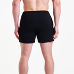 Icon Tapered Shorts // Black (XL)