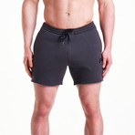 Icon Tapered Shorts // Slate (S)