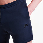 Icon Tapered Shorts // Dark Navy (L)