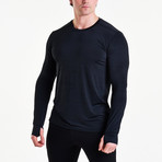 Zephyr Long Sleeve T-Shirt // Black (M)