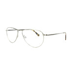 Men's Metal Aviator Optical Frame // Silver