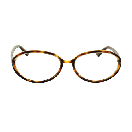Women's FT5212 Eyeglass Frames // Dark Havana