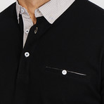 Jules Short Sleeve Polo Shirt // Navy (Small)