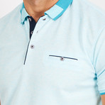 Paul Short Sleeve Polo Shirt // Sky Blue (Small)